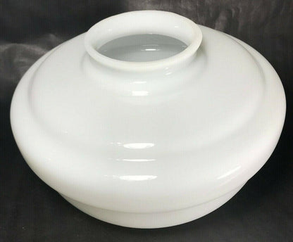 New 4" Lip Fitter Opal Schoolhouse Pendant Shade, 10" Diameter U.S.A. Made PS841 - Stone Door Lamps