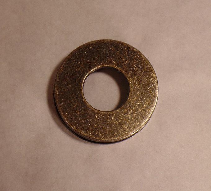 New Mason Jar to # 2 Size Reducing Collar Brass Plated Antique Finish Screw On - Stone Door Lamps