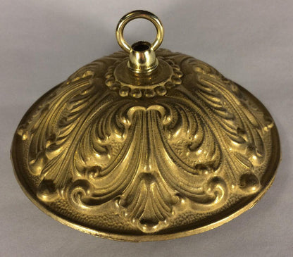 NEW 5 1/2" DIAMETER FINE DIE CAST CHANDELIER BRASS CEILING CANOPY CA801u - Stone Door Lamps