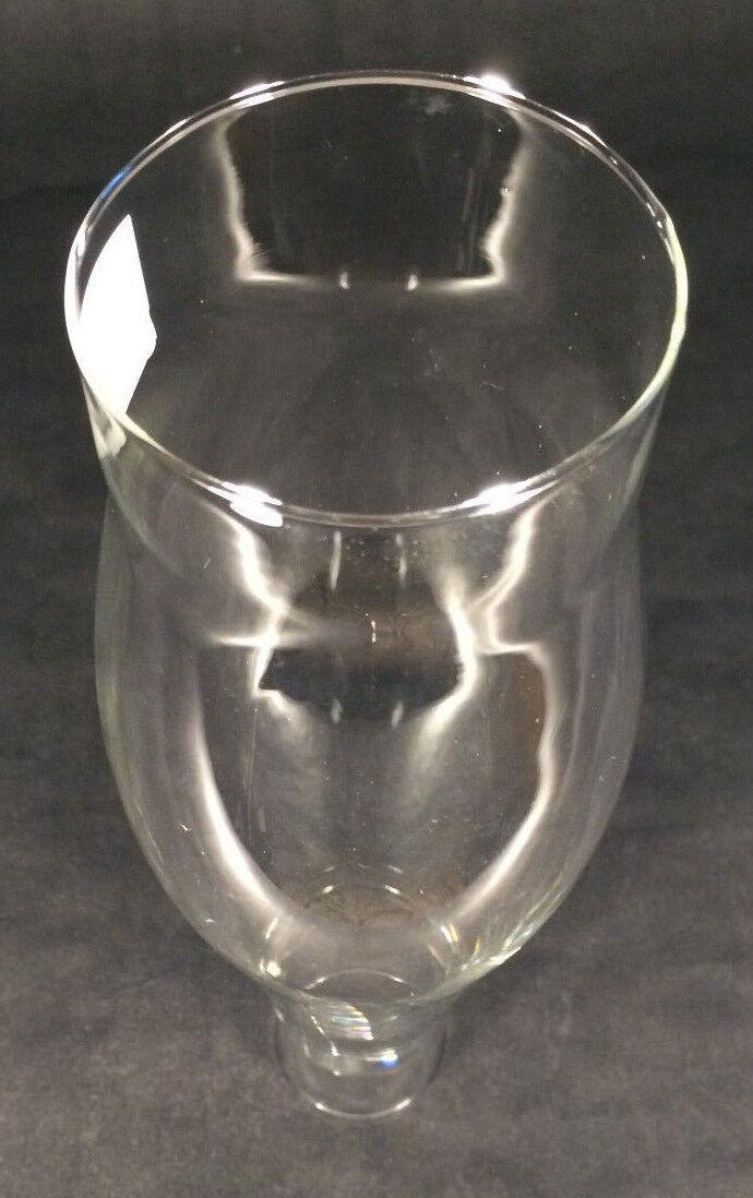 NEW 2 1/2" X 10" Clear Glass Kerosene Oil Lamp Duplex Chimney Round Bulge CH938R