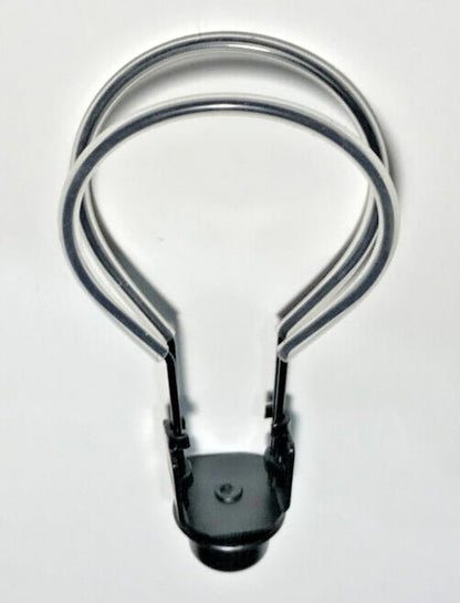 NEW Satin Black Washer to Light Bulb / Shade Clip On Adapter for Lampshades - Stone Door Lamps