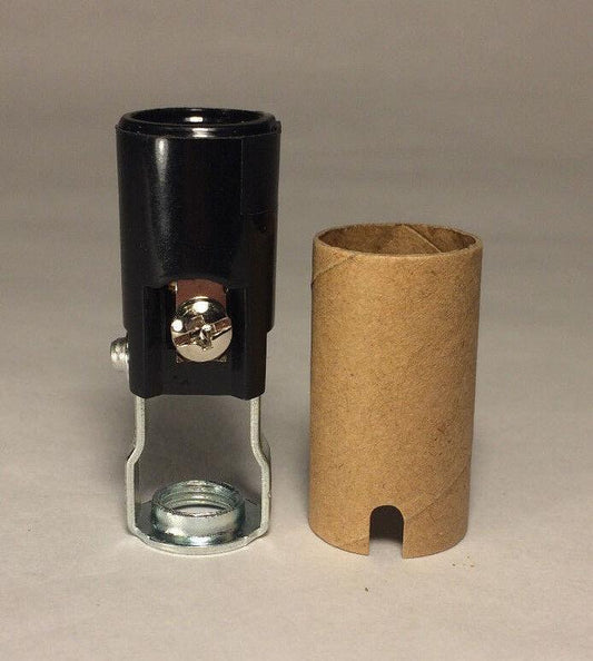 New 2 1/16" Keyless Candelabra Socket w/ Hickey Chandelier Lamp Socket UL #SO311 - Stone Door Lamps