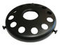 New 3 1/4" Fitter Solid Brass Screw On Uno Shade Holder Satin Black Finish 727BK - Stone Door Lamps
