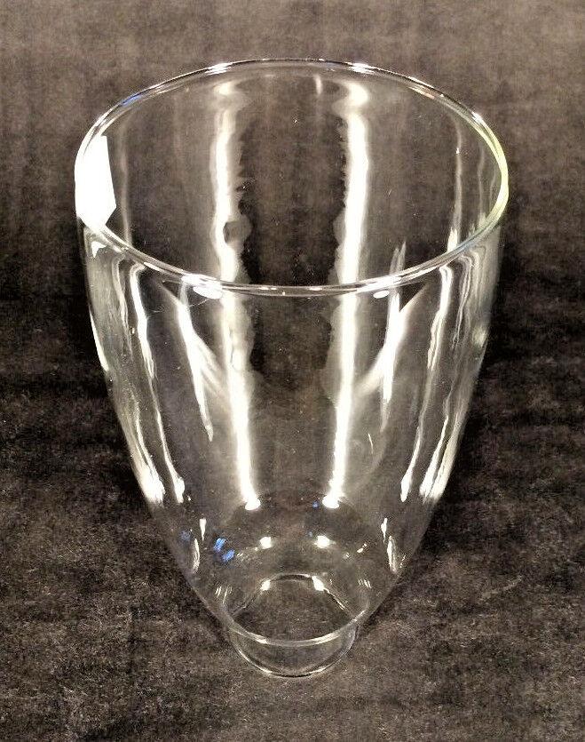 New 4 3/8" x 8.5" Clear Glass Colonial Lamp Shade 1 5/8" Fitter #HS702 - Stone Door Lamps