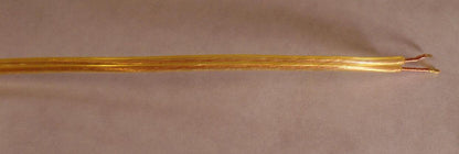 NEW 12' Clear Gold 18/2 Plastic Covered Lamp Cord Plug Set SPT - 1,U.L., #CS722 - Stone Door Lamps