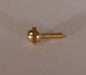 New Brass Ball Head Thumb Screw, 8/32 Thread,1/2" Thread Length,Unfinished Brass