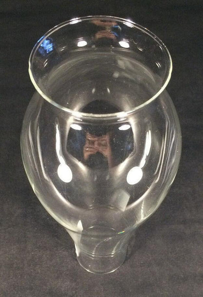 2 5/8" x 8 1/16" LIP FITTER CLEAR GLASS Oil Lamp Chimney #2 Hinge Burner CH802 - Stone Door Lamps