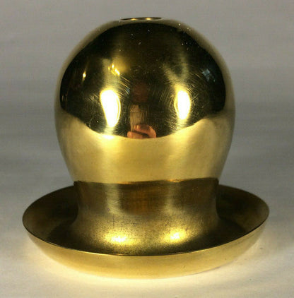 New Unfinished Solid Brass Decorative Socket Cover, Fits Standard Keyless Socket