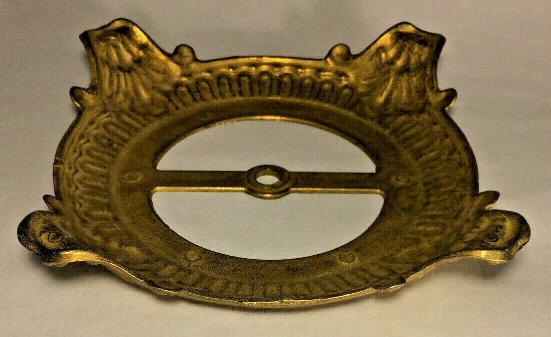 New Die Cast Unfinished Brass Victorian Style Lamp Base, 8 3/4" Diameter #BB010U