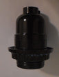 Leviton Bakelite Keyless Lamp Socket With Threaded Shell And Shade Ring #SO266R - Stone Door Lamps