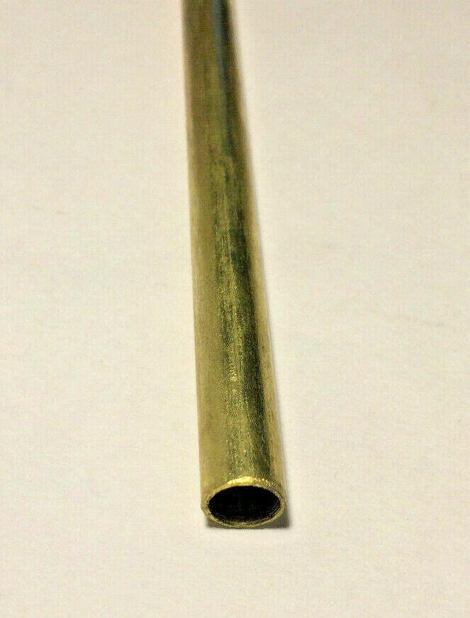 New 3/8" Dia. Bending Soft Brass Pipe Tubing, 36" Long, Unfinished Brass #BT328U - Stone Door Lamps