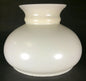 New 7" Opal White Glass Student Lamp Shade With Cream Painted Background #7S427 - Stone Door Lamps