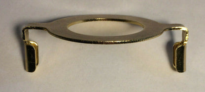 New Brass Plated Harp Base For Standard Phenolic Sockets, 1 7/16" I.D., #HB774