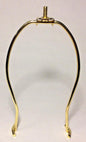 New 8" BRASS PLATED STEEL LAMP CUP HARP SHADE HOLDER (6" Actual Height) #HAR90 - Stone Door Lamps