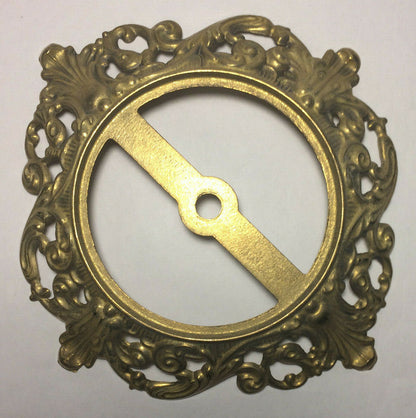 New Die Cast Unfinished Brass Victorian Style Lamp Base, 7 3/8" Diameter #BB005U