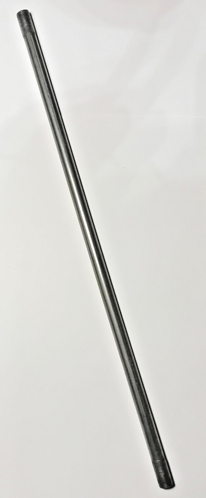 New 15 1/2" Seamless Steel Threaded Lamp Pipe, Rod, 1/8 IP (3/8") #SP331