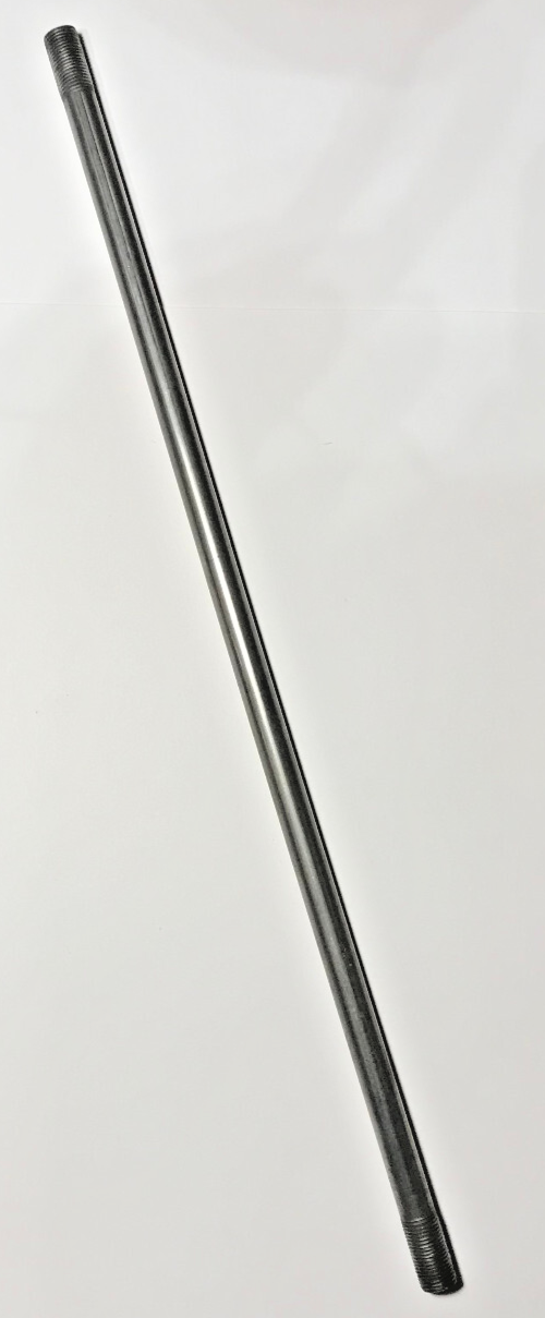 New 14 1/2" Seamless Steel Threaded Lamp Pipe, Rod, 1/8 IP (3/8") #SP329