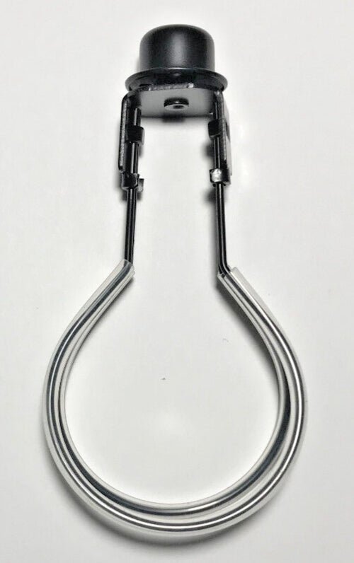 NEW Satin Black Washer to Light Bulb / Shade Clip On Adapter for Lampshades - Stone Door Lamps