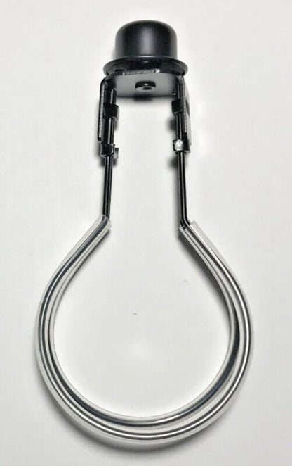 NEW Satin Black Washer to Light Bulb / Shade Clip On Adapter for Lampshades - Stone Door Lamps