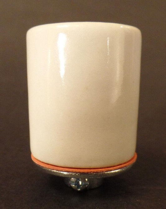 New Keyless Heat Resistant Standard Size Glazed Porcelain Socket #SO302 - Stone Door Lamps