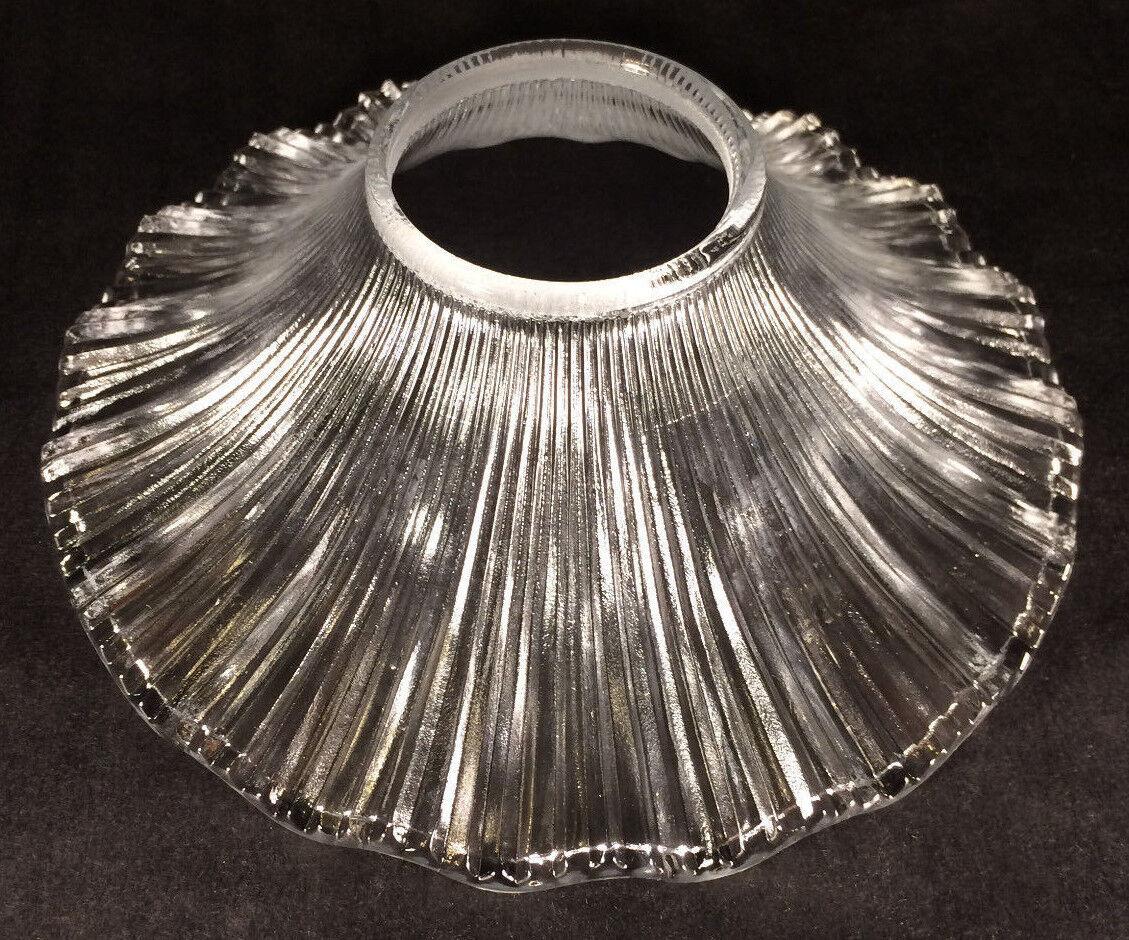 NEW 7 1/2" Clear Glass Petticoat Oil Kerosene Lamp Chimney Shade PS648 - Stone Door Lamps