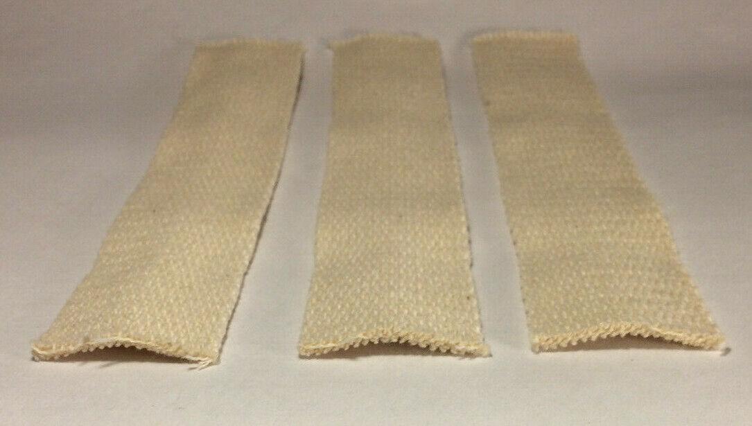 New 3 - pack Oil Lamp Wick For #3 Burner 1.5" x 8" Long Flat Cotton, USA Made,#914 - Stone Door Lamps