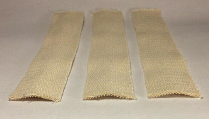 New 3 - pack Oil Lamp Wick For #3 Burner 1.5" x 8" Long Flat Cotton, USA Made,#914 - Stone Door Lamps