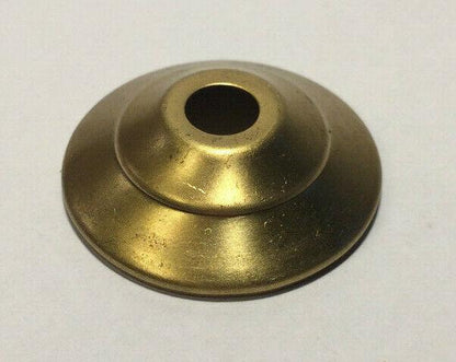 New 1 3/8" Solid Spun Brass Vase Cap, Lamp Cap, Unfinished Brass, 1/8 IP VC600U - Stone Door Lamps