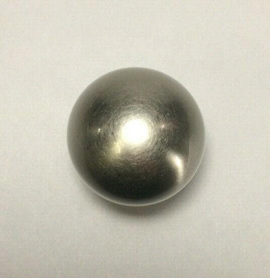 New Cast Brass Sphere Lamp Harp Finial With Nickel Finish 1 3/4" ht. LF081N - Stone Door Lamps