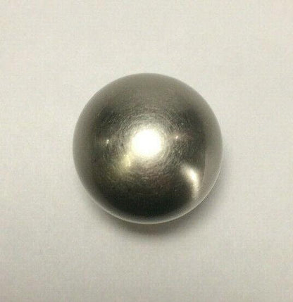 New Cast Brass Sphere Lamp Harp Finial With Nickel Finish 1 3/4" ht. LF081N - Stone Door Lamps