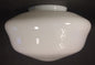 New 6" Lip Fitter Opal Schoolhouse Pendant Shade, 12" Diameter U.S.A. Made PS816 - Stone Door Lamps