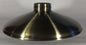 2.25 X 10" Antique Brass Finish Spun Metal Industrial Lamp Light Shade Pendant - Stone Door Lamps