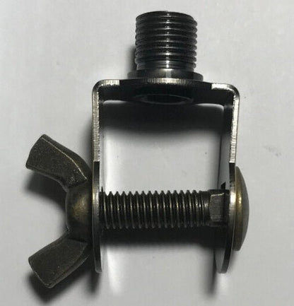 New Bridge Arm Swivel Bracket Lamp Socket Cap Adapter With Antique Brass Finish - Stone Door Lamps