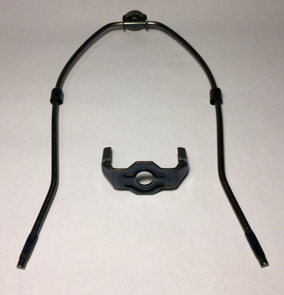 New 9" Brass Lamp HARP Shade Holder w/Base for Lamp Repair Antique Bronze Finish