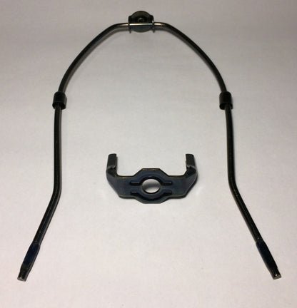 New 9" Brass Lamp HARP Shade Holder w/Base for Lamp Repair Antique Bronze Finish