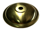 NEW 3  3/8" Stamped Unfinished Brass Bobesche, Slips 1/8IP (3/8"), 5/8" Height