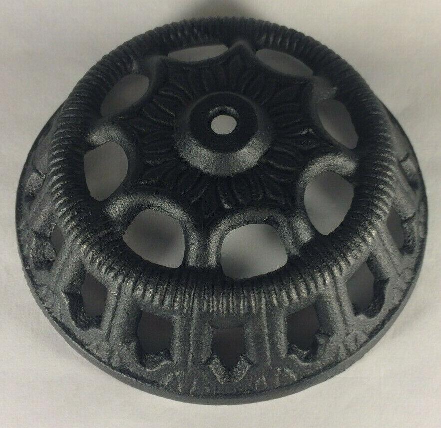 New Cast Iron Bracket Lamp Bowl For Wall Brackets, 5 1/4" Top Inside Dia. #CB910 - Stone Door Lamps