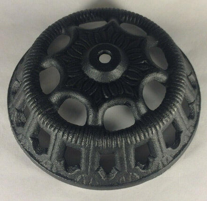 New Cast Iron Bracket Lamp Bowl For Wall Brackets, 5 1/4" Top Inside Dia. #CB910 - Stone Door Lamps