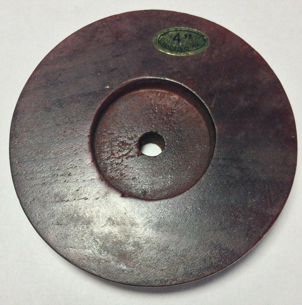 New 4" Hard Wooden Vase Cap With Waxed Rosewood Finish, 1/8IP (3/8") #WV214R - Stone Door Lamps