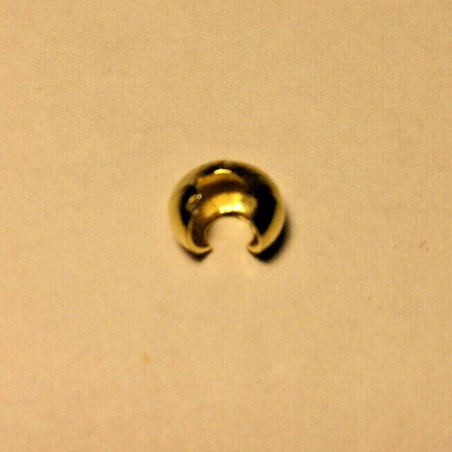 New Unfinished Brass Ball Pull For #6 Beaded Pull Chain, 1/4" Diameter #BC604 - Stone Door Lamps