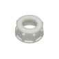 New White Bakelite (Plastic) Lamp Cord Bushing, 1/4F Tap (1/2") #CB906 - Stone Door Lamps