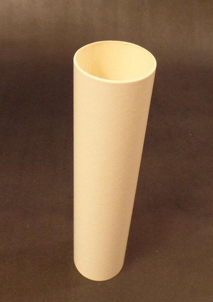 6" Plain Ivory Paper Candle Cover Chandelier Lamp Socket, Standard Size #CC809I - Stone Door Lamps