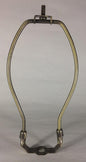 7" Heavy Antique Finish Brass Lamp HARP Shade Holder + Base for Lamp Repair - Stone Door Lamps