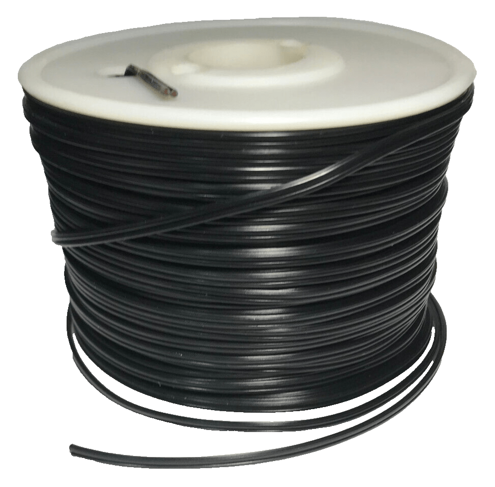 25 Ft. Black 22/2 Thin, Special Purpose 2 Wire Plastic Covered Lamp Cord 25PC622