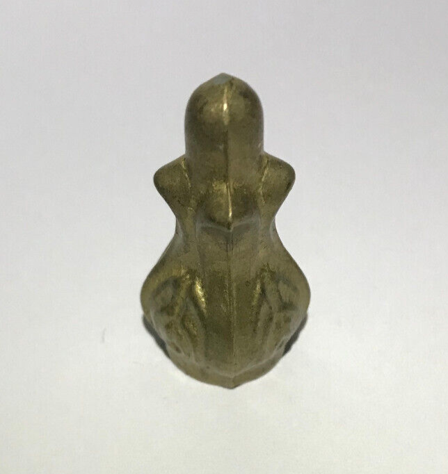 New 1 3/8" Height Unfinished Cast Brass Leaf Lamp Finial, 1/8F Tap(3/8") #BF931U