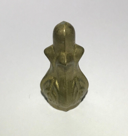 New 1 3/8" Height Unfinished Cast Brass Leaf Lamp Finial, 1/8F Tap(3/8") #BF931U