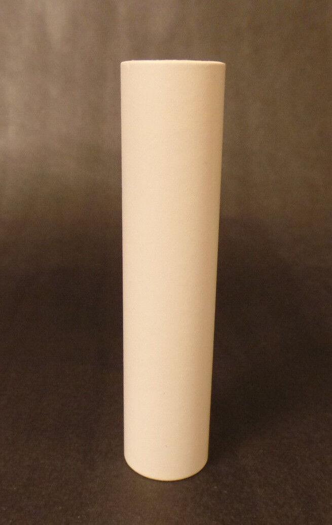 6" Smooth Flat White Paper Candle Cover Chandelier Lamp Socket, Candelabra #808T - Stone Door Lamps