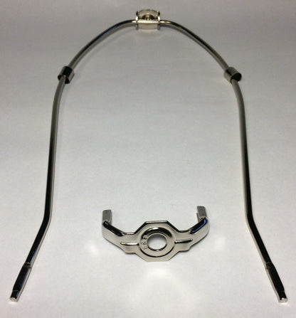 New 14" Nickel Finish Lamp HARP Shade Holder w/Base for Lamp Repair  #HAR66N