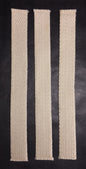 3-pack Oil Lamp Lantern Wick 7/8" x 8" Long Flat Cotton USA Made, Lamplight #919