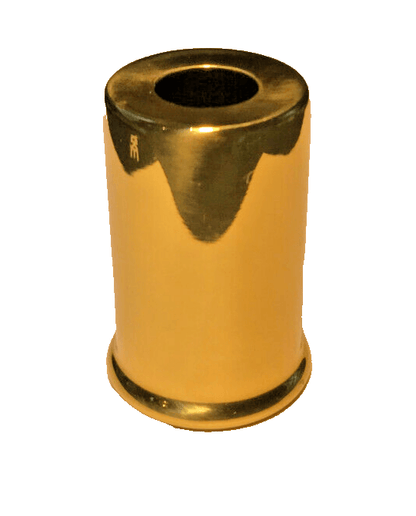 New Solid Brass Lamp Spacer Neck, 1/8IP(3/8") Slip, 1 1/2" Ht. Polished & Lacq - Stone Door Lamps